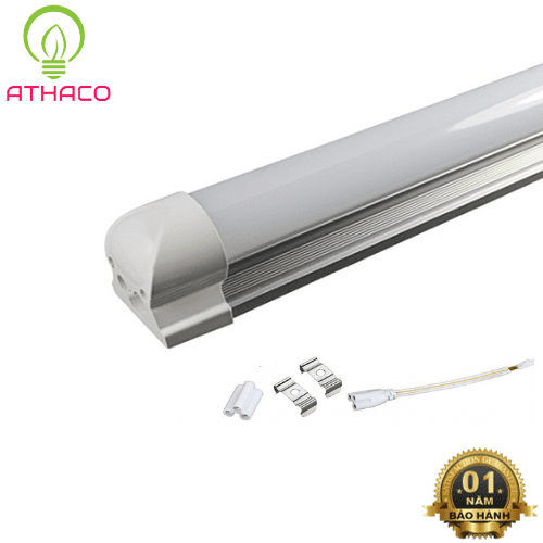 Đèn tuýp led T8 18W 1m2 liền máng