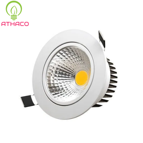 Đèn led downlight âm trần 7W COB AThaco