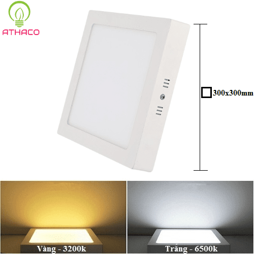 Đèn led ốp nổi 24w vuông AThaco