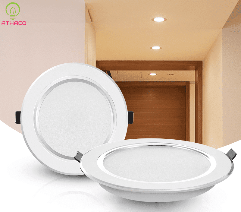 Ứng dụng đèn led âm trần downlight 7w AThaco