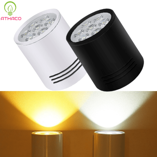 Đèn lon nổi 12w led downlight AThaco