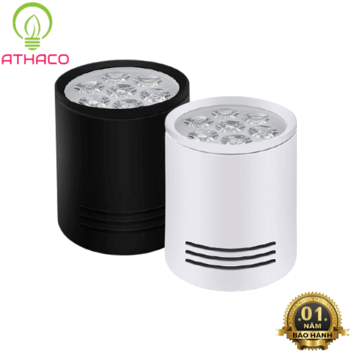 Đèn lon nổi 12w led downlight AThaco