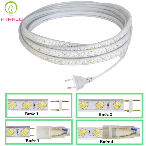 Led dây 5730 hắt trần siêu sáng cuộn 100m