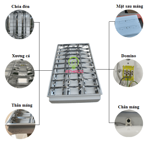 Ưu điểm của máng âm trần 3 bóng 1m2 AThaco