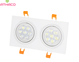 Đèn led Downlight đôi 14W AThaco siêu sáng