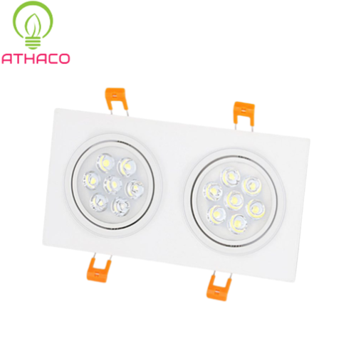 Đèn led Downlight đôi 14W AThaco siêu sáng