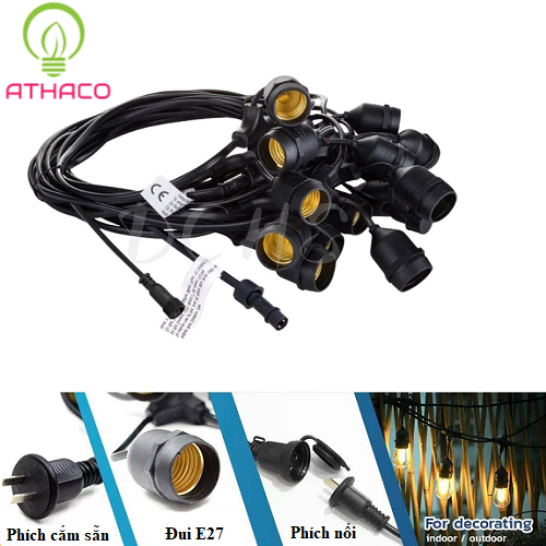 Ưu điểm nổi bật của dây đui trang trí chống nước AThaco