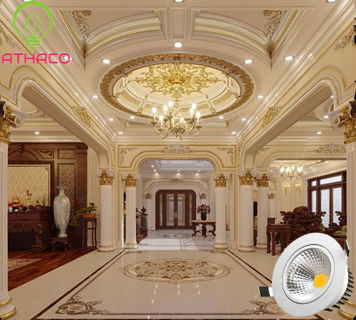 Ứng dụng của đèn led âm trần dimmer 7W AThaco