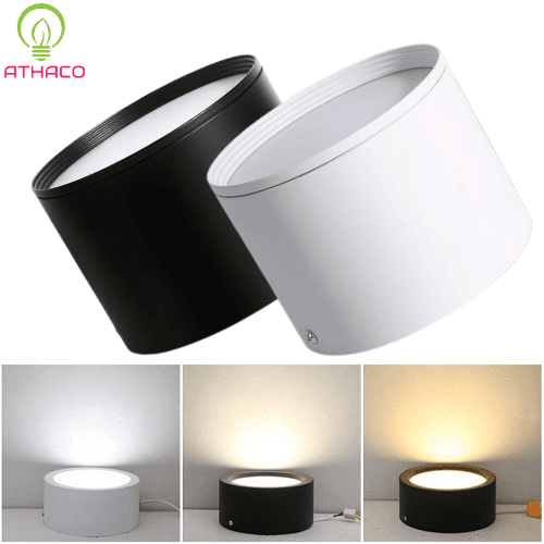 Đèn led ốp trần 7w 3 chế độ AThaco