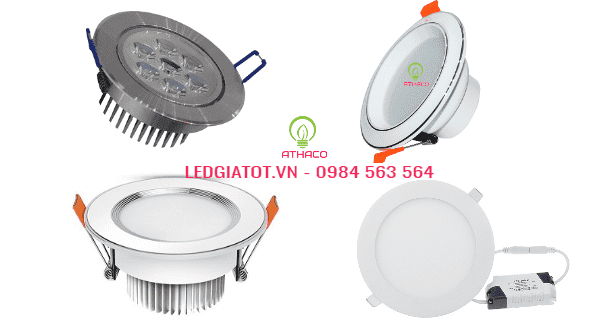 TOP 4 mẫu đèn led âm trần phổ biến nhất hiện nay