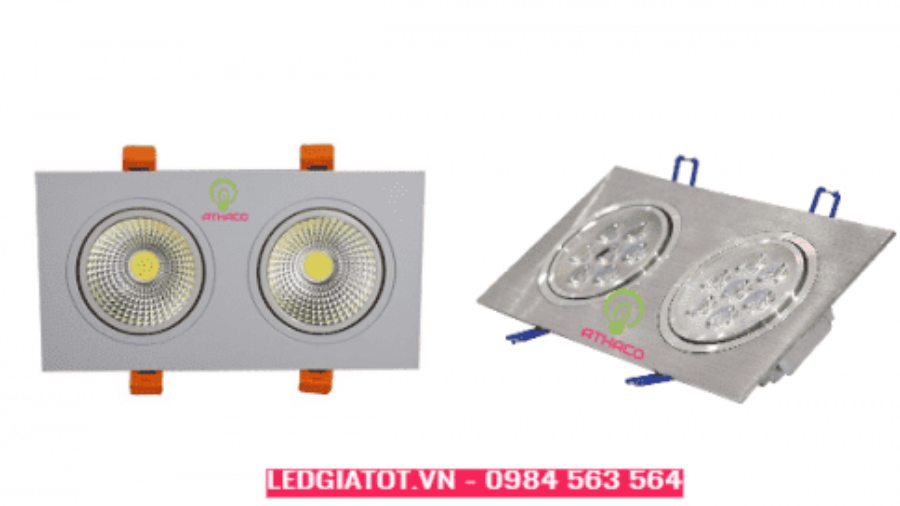 Đèn led downlight đôi là gì - kích thước và ứng dụng?