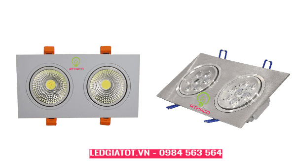 Đèn led downlight đôi là gì - kích thước và ứng dụng?