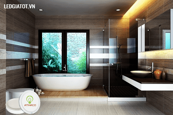 [2 Mẫu] đèn led ốp trần phòng tắm ưa chuộng nhất