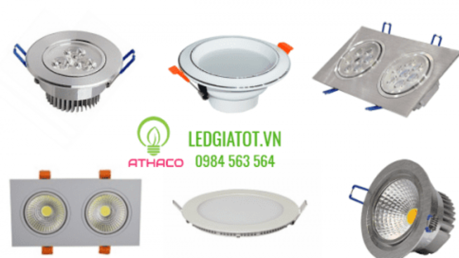 Những ưu điểm tuyệt vời của bóng đèn led âm trần downlight