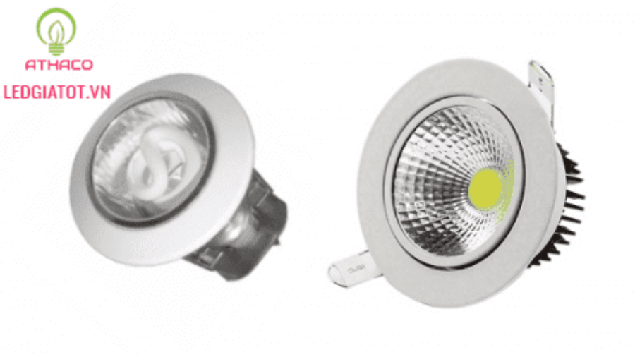 Đèn led âm trần hay đèn âm trần bóng compact loại nào tốt hơn?