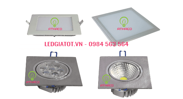 Một vài thông tin về mẫu đèn led âm trần hình vuông