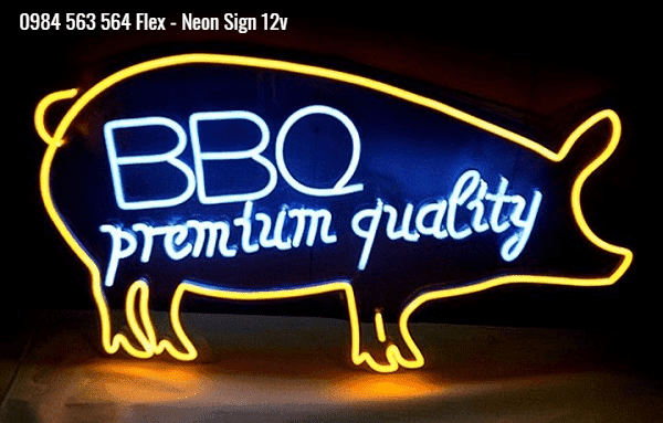 Ưu điểm nổi bật đèn ống Flex Neon Sign 12V uốn chữ Thi công biển bảng hiệu đèn Neon Sign tại Hóc Môn giá rẻ