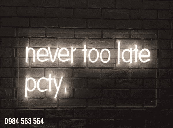 Ưu điểm nổi bật đèn ống Flex Neon Sign 12V uốn chữ Thi công biển bảng hiệu đèn Neon Sign tại Hóc Môn giá rẻ
