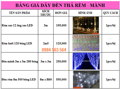 Chuyên bỏ sỉ dây đèn trang trí tết giá tốt nhất thị trường