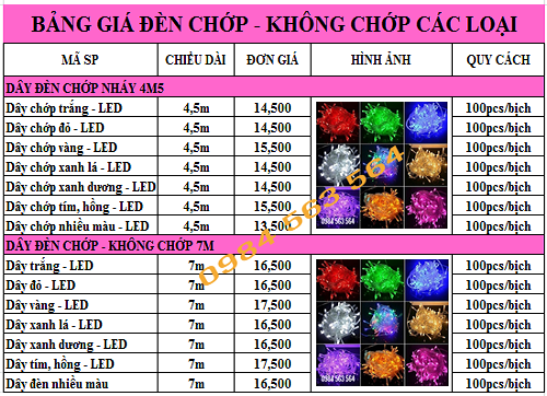 Mua dây đèn trang trí noel giá sỉ tại ledgiatot