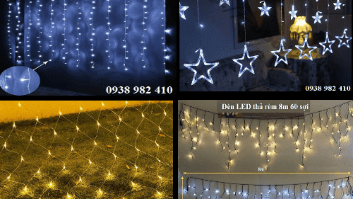 Bán dây đèn noel tại Quận 1 uy tín giá rẻ nhất