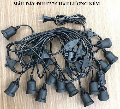 Dây đui đèn E27 chất lượng giá tốt nhất tại TpCHM