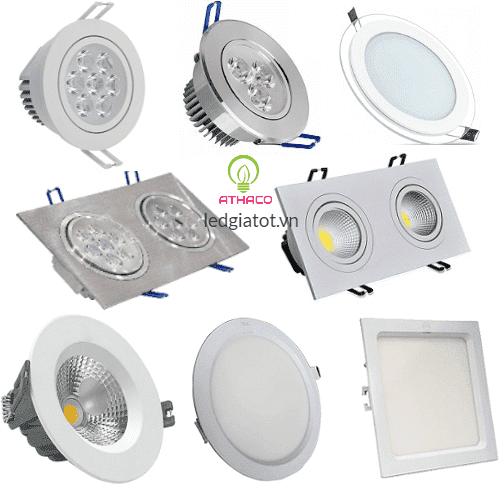 Mẫu đèn led âm trần AThaco bán chạy nhất tại Cao Bằng Đèn âm trần Cao Bằng chính hãng AThaco giá tốt