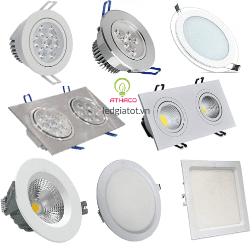Mẫu đèn led âm trần AThaco bán chạy nhất tại Thuận An Đèn âm trần Thuận An chính hãng AThaco giá tốt