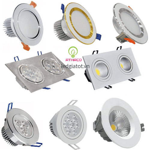 Mẫu đèn downlight âm trần AThaco bán chạy nhất Đà Nẵng Đèn downlight âm trần Đà Nẵng chính hãng giá rẻ nhất