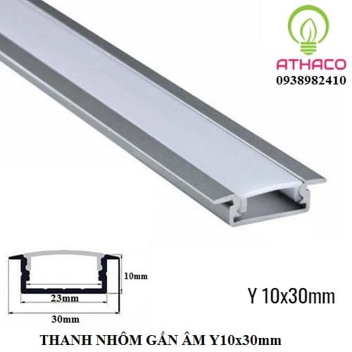 Mẫu thanh nhôm đèn led âm tường phổ biến nhất hiện nay