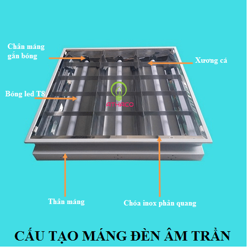 5 Lưu ý trong cách chọn máng đèn tán quang âm trần