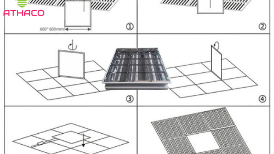 Hướng dẫn cách lắp đặt máng đèn âm trần qua 7 bước