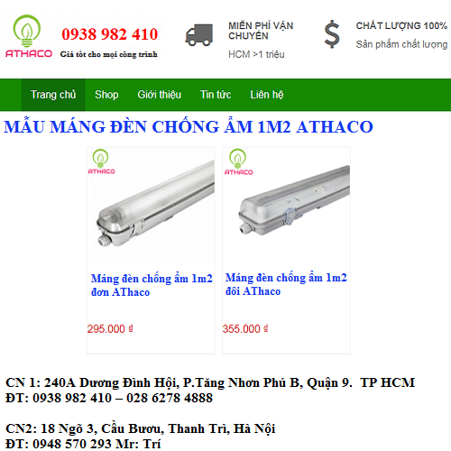 Đèn chống ẩm loại nào bền nhất?