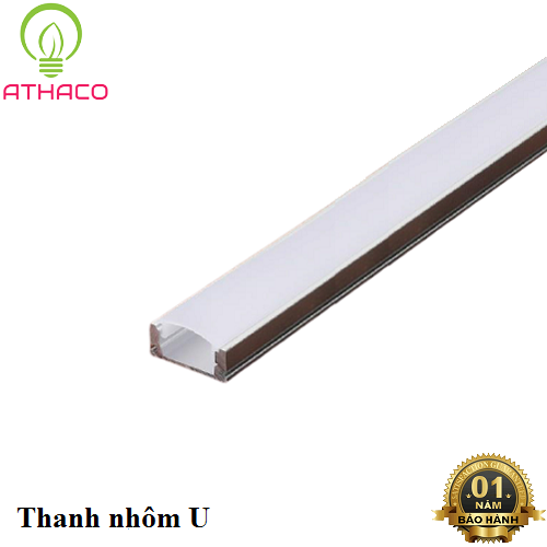 Thanh nhôm định hình led chữ U gắn nổi