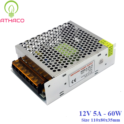 Kích thước nguồn LED dây 12V các loại