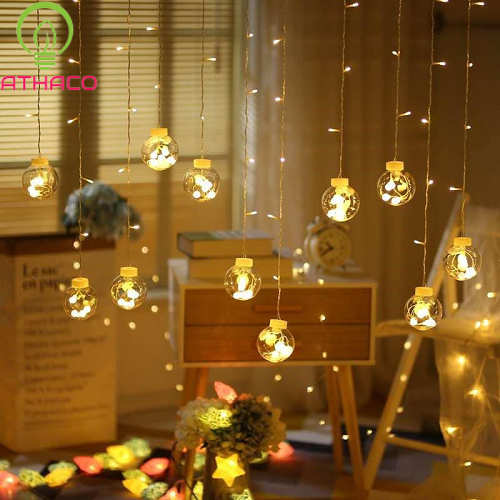 Ứng dụng của dây đèn rèm trang trí bóng tròn