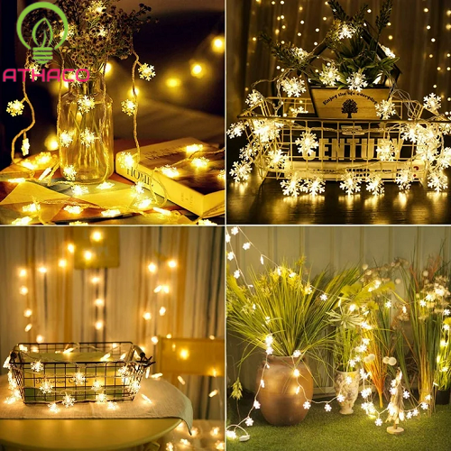 Ứng dụng của đèn LED bông tuyết 10M