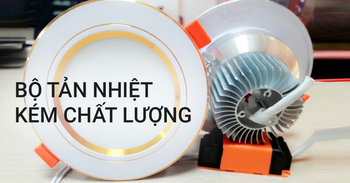 Bộ tản nhiệt chất lượng thấp