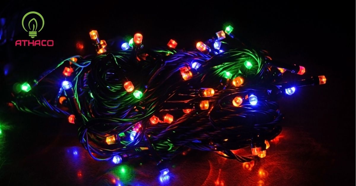 Đèn LED nháy (LED fairy lights hoặc string lights)