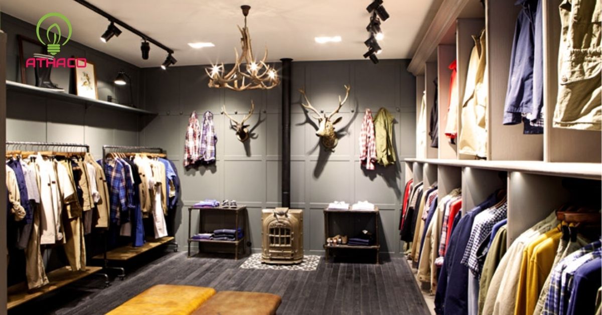Gợi ý bố trí ánh sáng trong shop quần áo hiệu quả