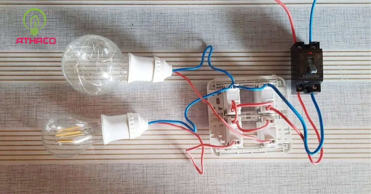 Hướng dẫn cách mắc 2 bóng đèn nối tiếp