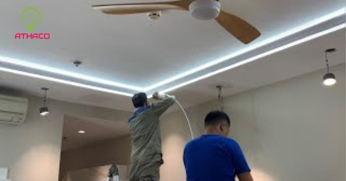 Hướng dẫn lắp đặt thanh nhôm phào chỉ LED