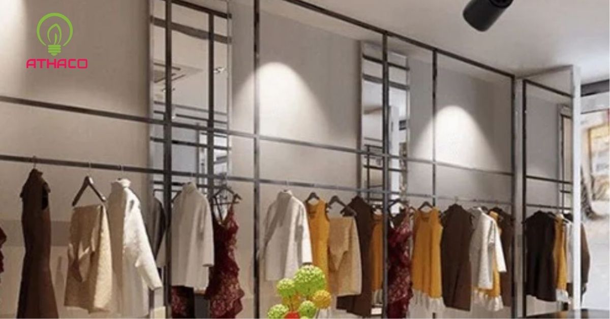Mối quan tâm khi chọn đèn trang trí shop quần áo là gì?