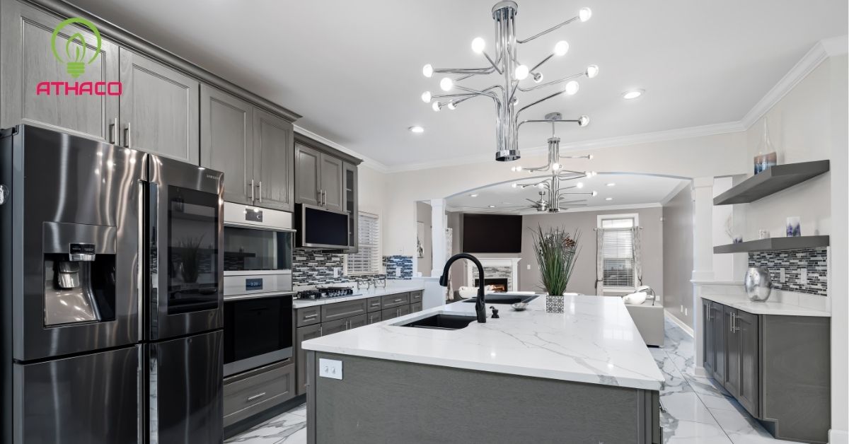 Nhà bếp – Tăng khả năng quan sát khi nấu nướng