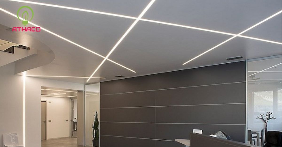 Ứng dụng thanh nhôm phào chỉ LED trong các không gian khác nhau