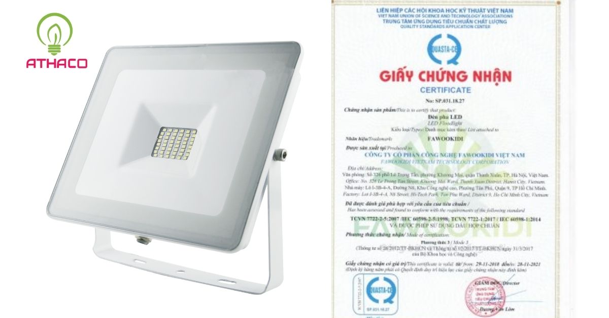 Các loại chứng nhận phổ biến cho đèn LED