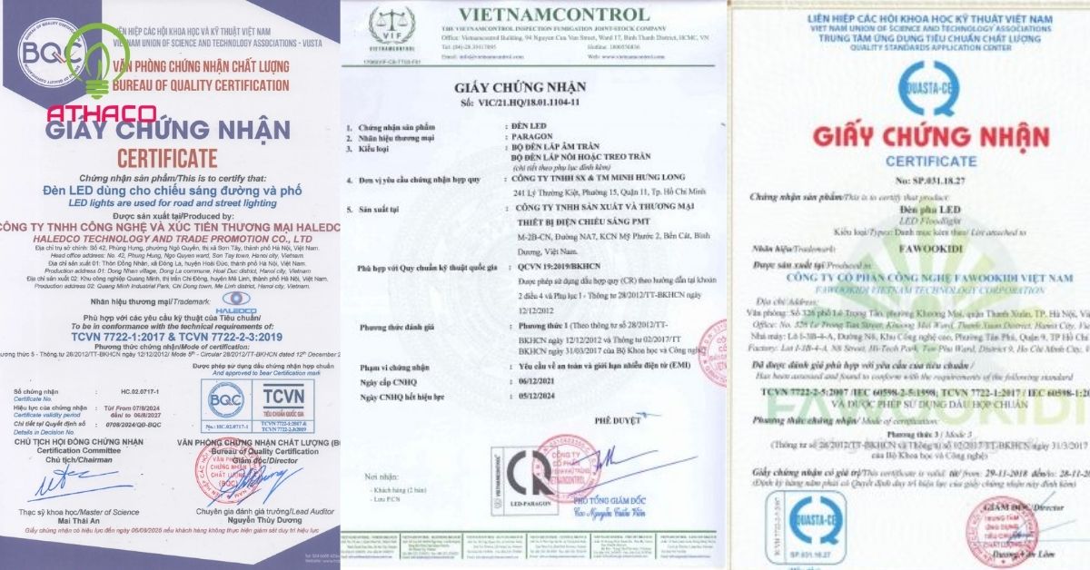 Chứng nhận đèn LED là gì?