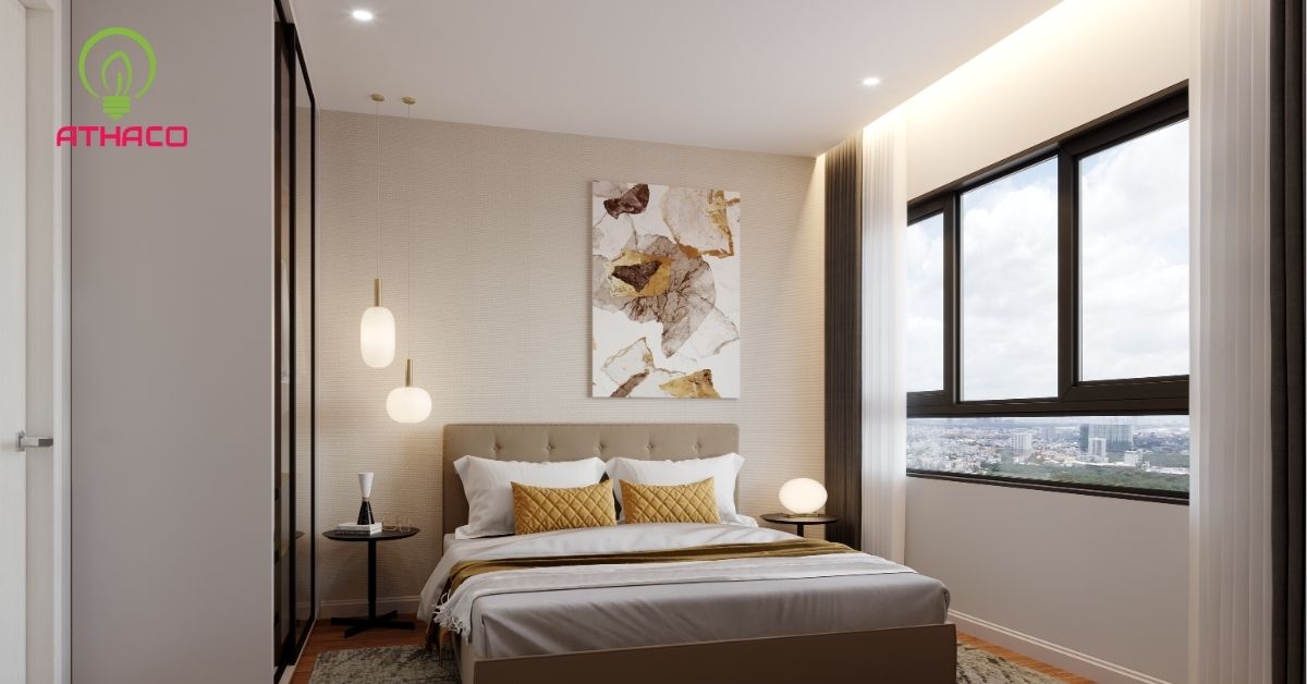 Nguyên tắc chung khi bố trí ánh sáng phòng ngủ