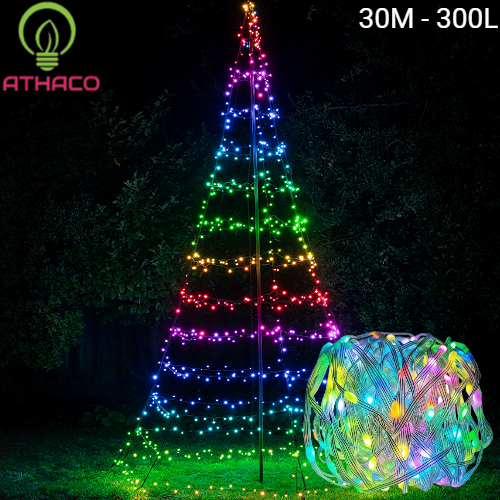 Ứng dụng của dây đèn LED hạt gạo 30m nhiều màu