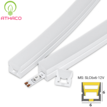 Đèn LED Silicon 12V 6x6mm gắn nổi, âm sẵn đèn